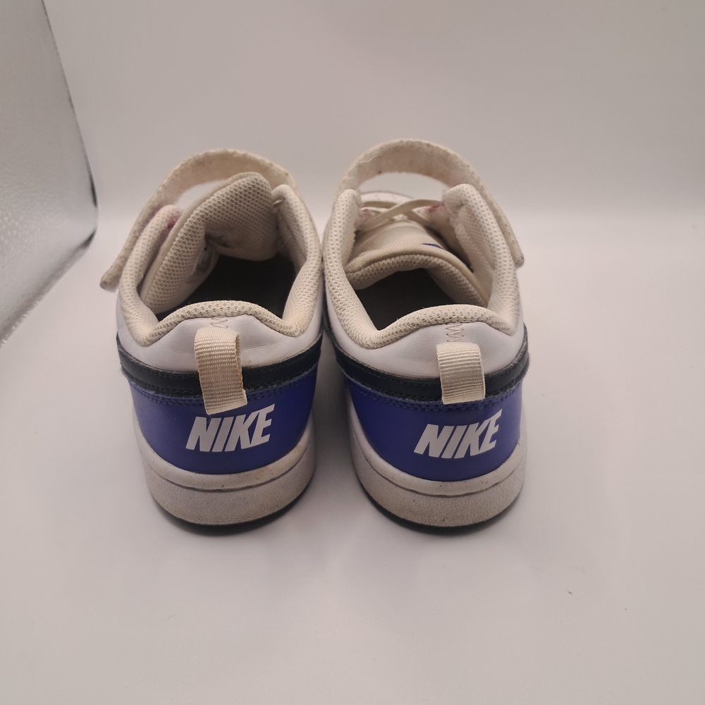 Nike Kids' White, Pink, and Green Sneakers - Picture 4 of 4
